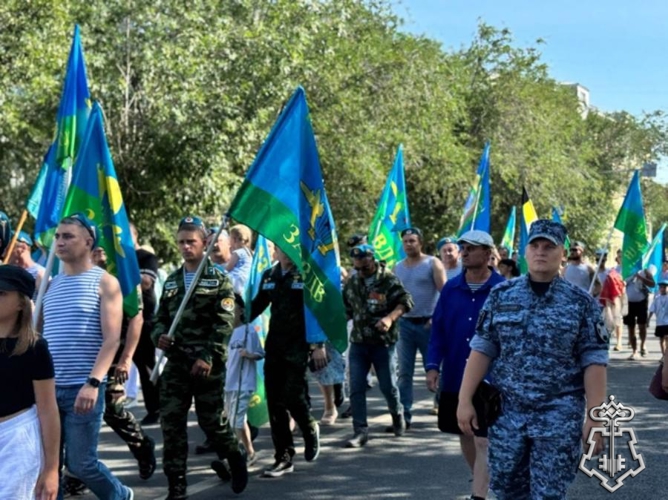 Сотрудники Росгвардии обеспечили безопасность во время проведения мероприятий, посвященных Дню ВДВ