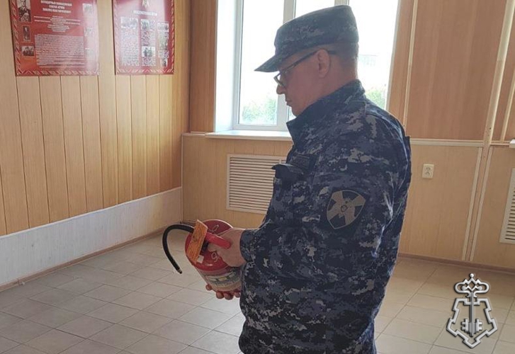 В Орском филиале вневедомственной охраны Росгвардии прошли межведомственные пожарно-тактические занятия