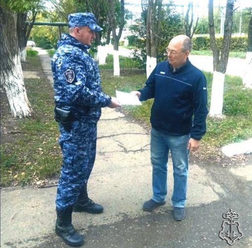 Сотрудники вневедомственной охраны Росгвардии провели акцию по профилактике имущественных преступлений