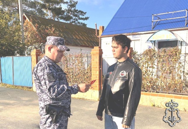 Росгвардейцы провели профилактическую акцию «Безопасный дом, подъезд, квартира»