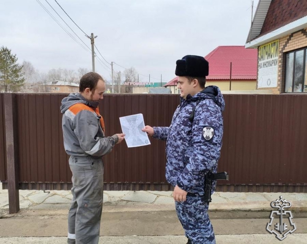 Росгвардейцы провели акцию «Безопасный Новый год»