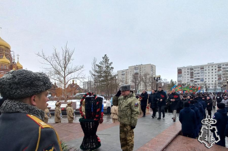 В Оренбурге росгвардейцы почтили подвиг воинов-интернационалистов