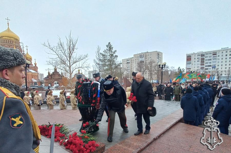 В Оренбурге росгвардейцы почтили подвиг воинов-интернационалистов
