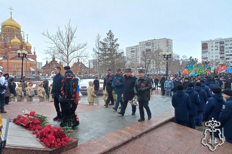 В Оренбурге росгвардейцы почтили подвиг воинов-интернационалистов
