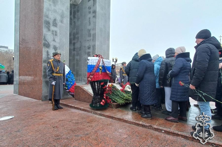 В Оренбурге росгвардейцы почтили подвиг воинов-интернационалистов