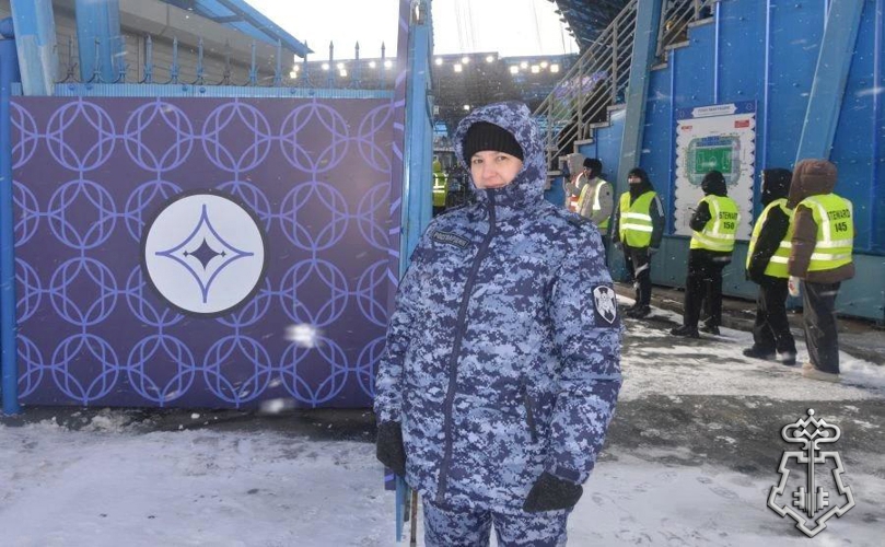 Росгвардейцы обеспечили безопасность во время проведения футбольного матча в Оренбурге