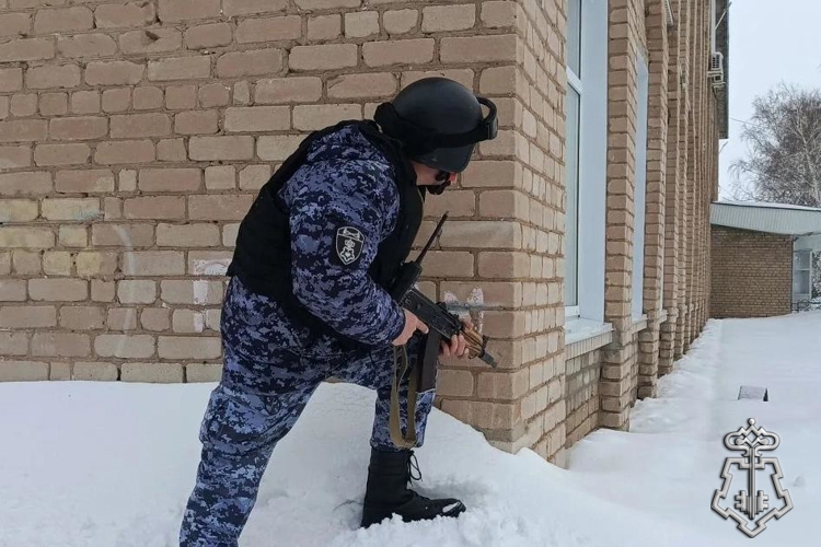 В Оренбургской области сотрудники Росгвардии приняли участие в антитеррористическом учении