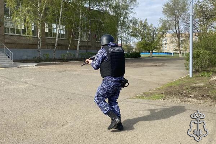 Росгвардейцы приняли участие в учениях по отработке действий при чрезвычайных ситуациях