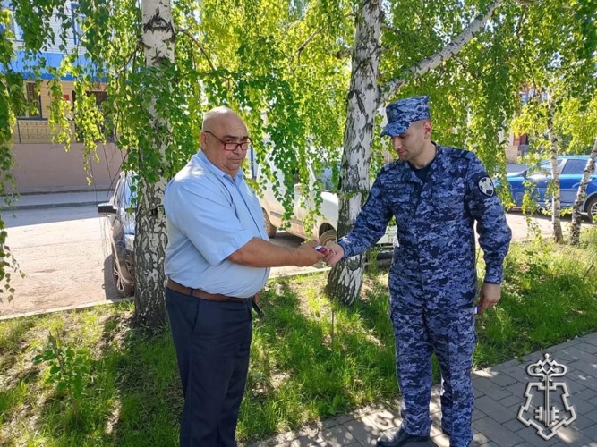 В Оренбургской области росгвардейцы принимают участие в мероприятиях в честь Дня России