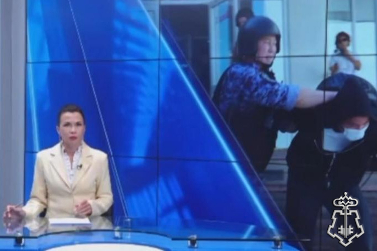 Телесюжет Оренбургского регионального телевидения «ОРТ»: В одном из учебных заведений Оренбурга провели антитеррористические учения(ВИДЕО)